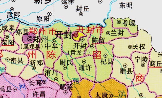 河南省的陈留县汉朝皇帝的封地为何在1957年会被撤销