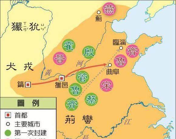 齐国和鲁国一开始并不在山东境内