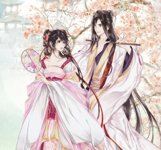 世界很大,我的眼里只有你.古风动漫情侣图片