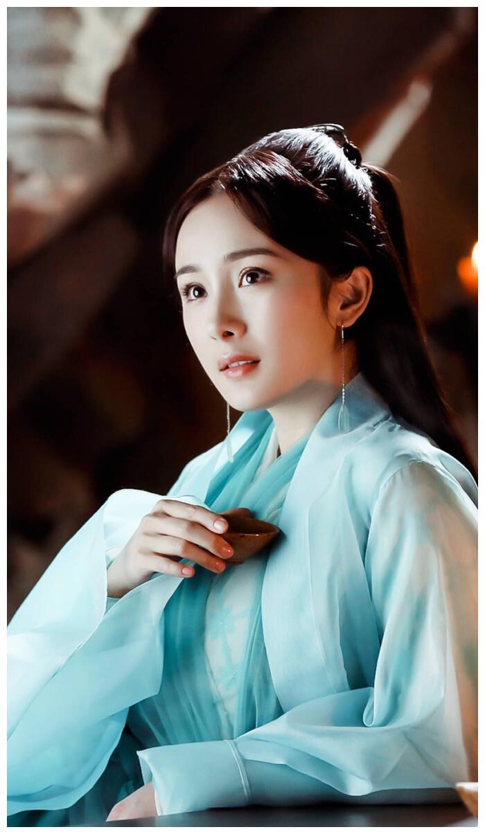 古装蓝衣造型最美女星,张馨予优雅,最后一位美到极致