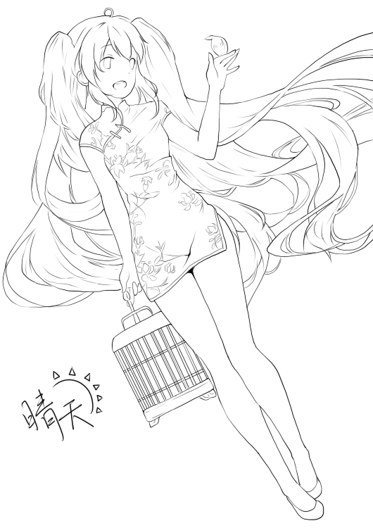 手绘美少女的各种姿势,厉害了我的笔