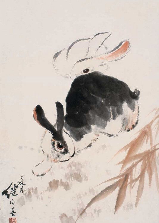 传世经典朴实简练形神兼备刘继卤写意动物画欣赏