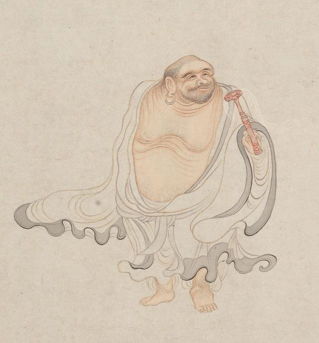 明代画家吴彬十六罗汉图