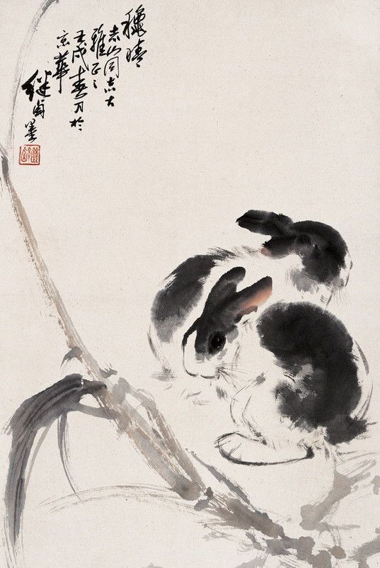 传世经典朴实简练形神兼备刘继卤写意动物画欣赏