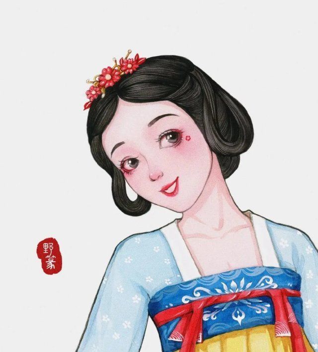 当迪士尼公主换上了汉服,个个明艳动人