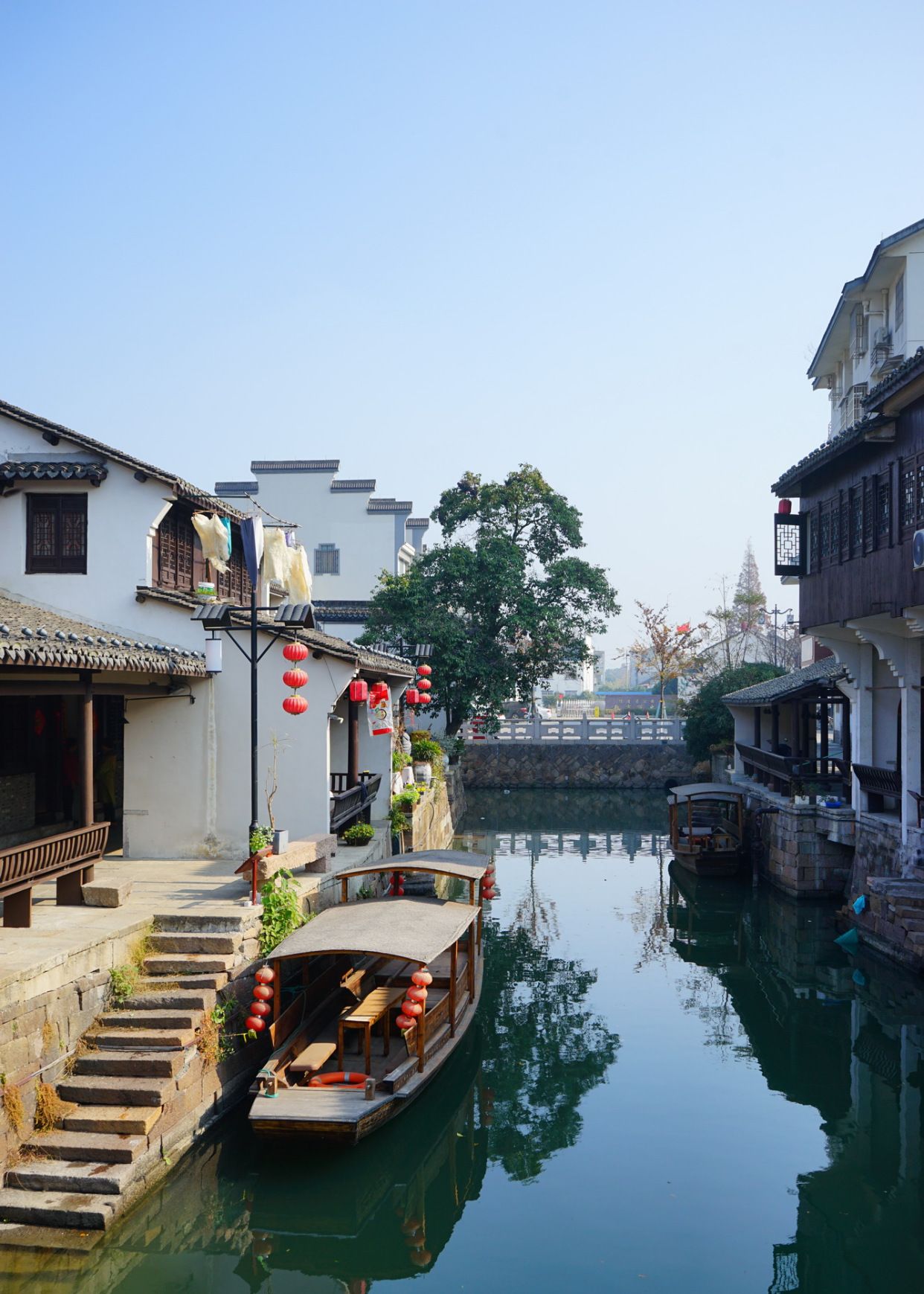 初冬的湖州新市古镇