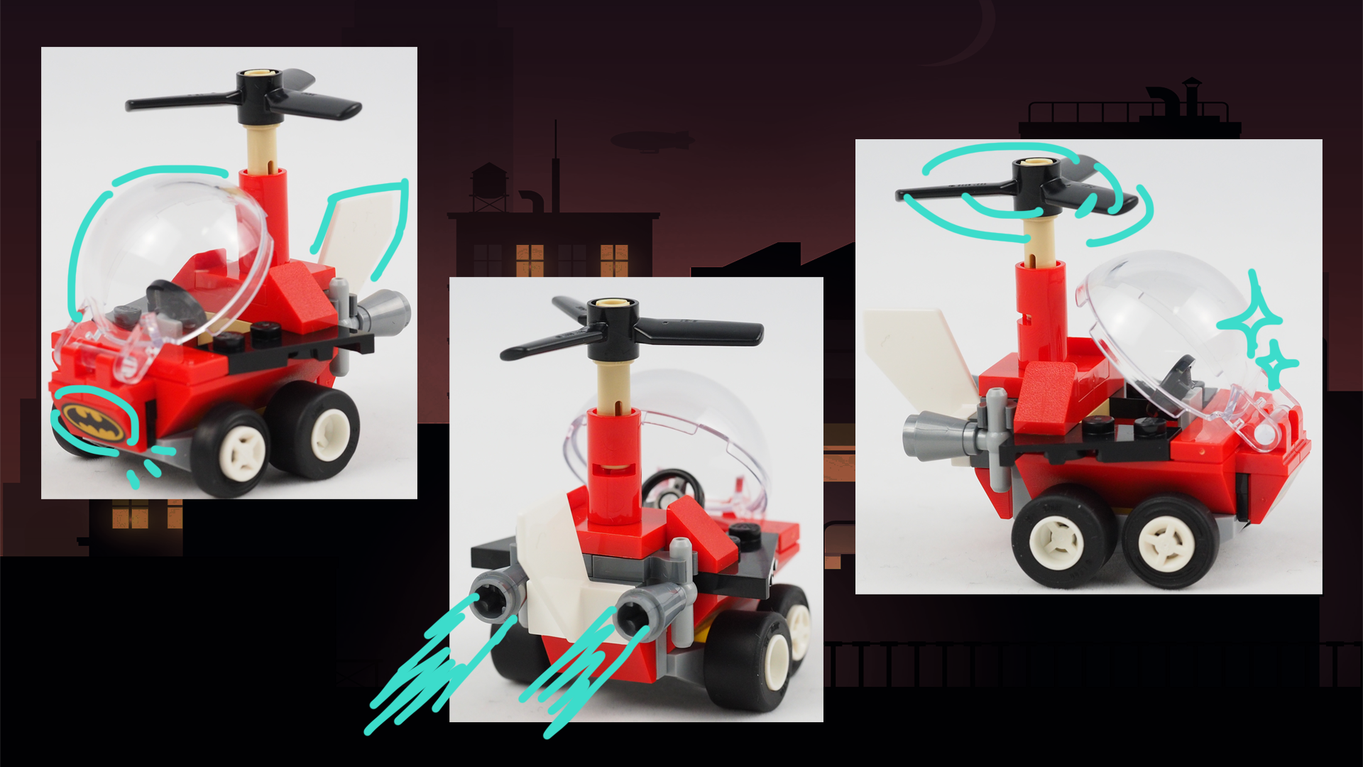 反派也能很可爱乐高迷你战车76069蝙蝠侠对战杀手蛾图文简评