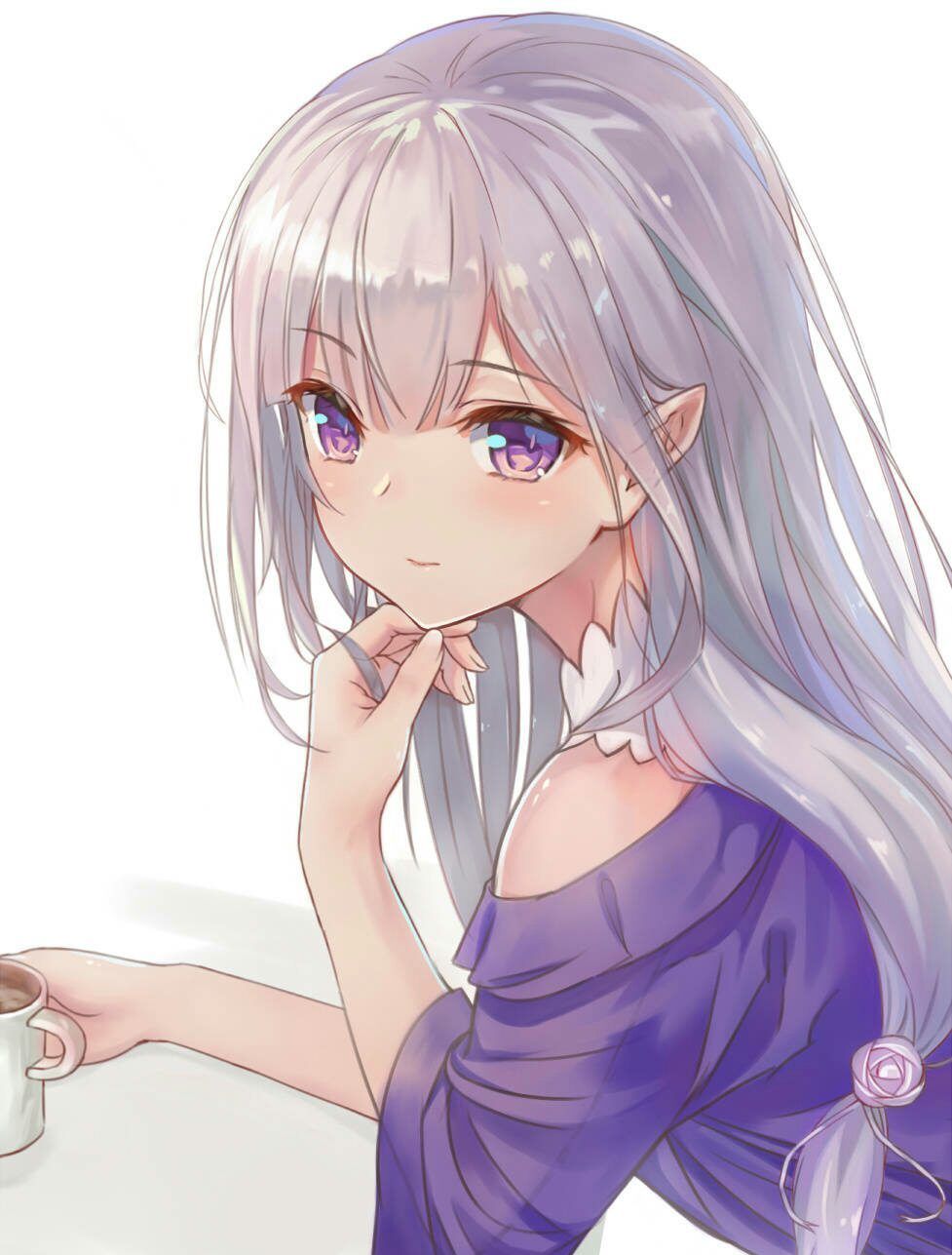 《re:从零开始的异世界生活》第一女主爱蜜莉雅美图集欣赏!