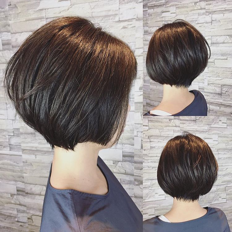 头发剪短了减龄气质的短发发型让中年女士重新容光焕发