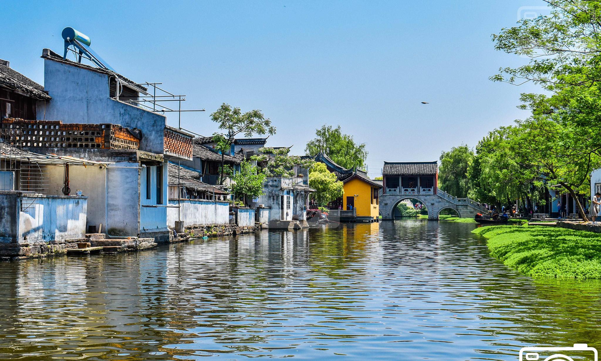 安昌古镇美丽的水乡风光
