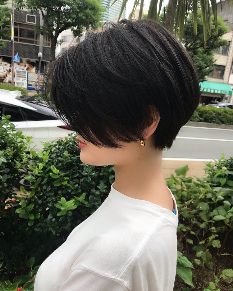 发量太多就适合剪这样的短发这些发型总有一款适合你