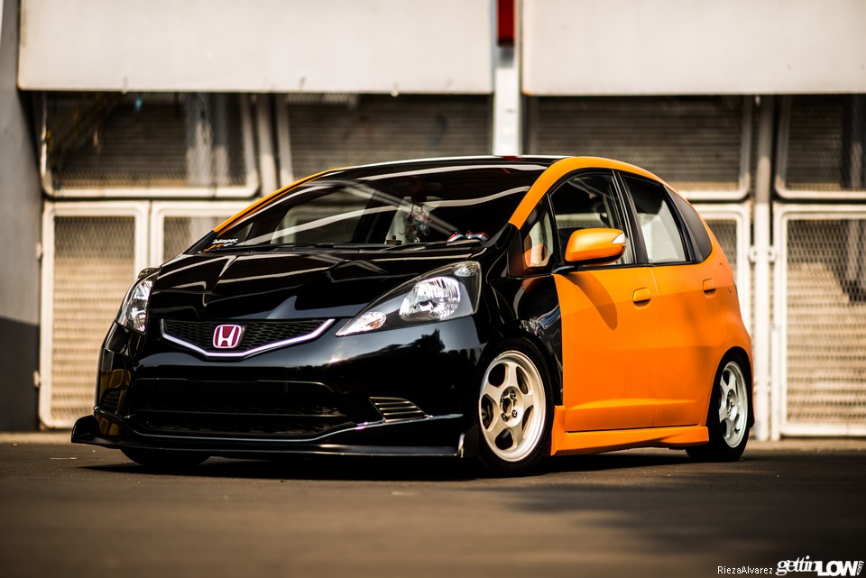 街道化改装的本田飞度ge8