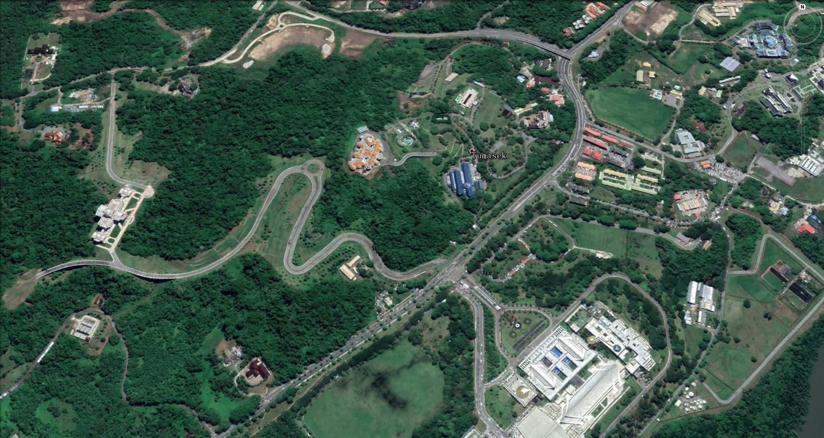 卫星地图上的东南亚国家文莱_高清图集_新浪网