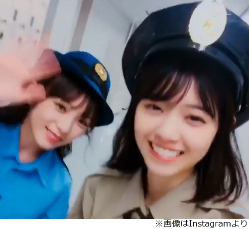 西野七濑&与田佑希一年前的万圣节装扮投稿