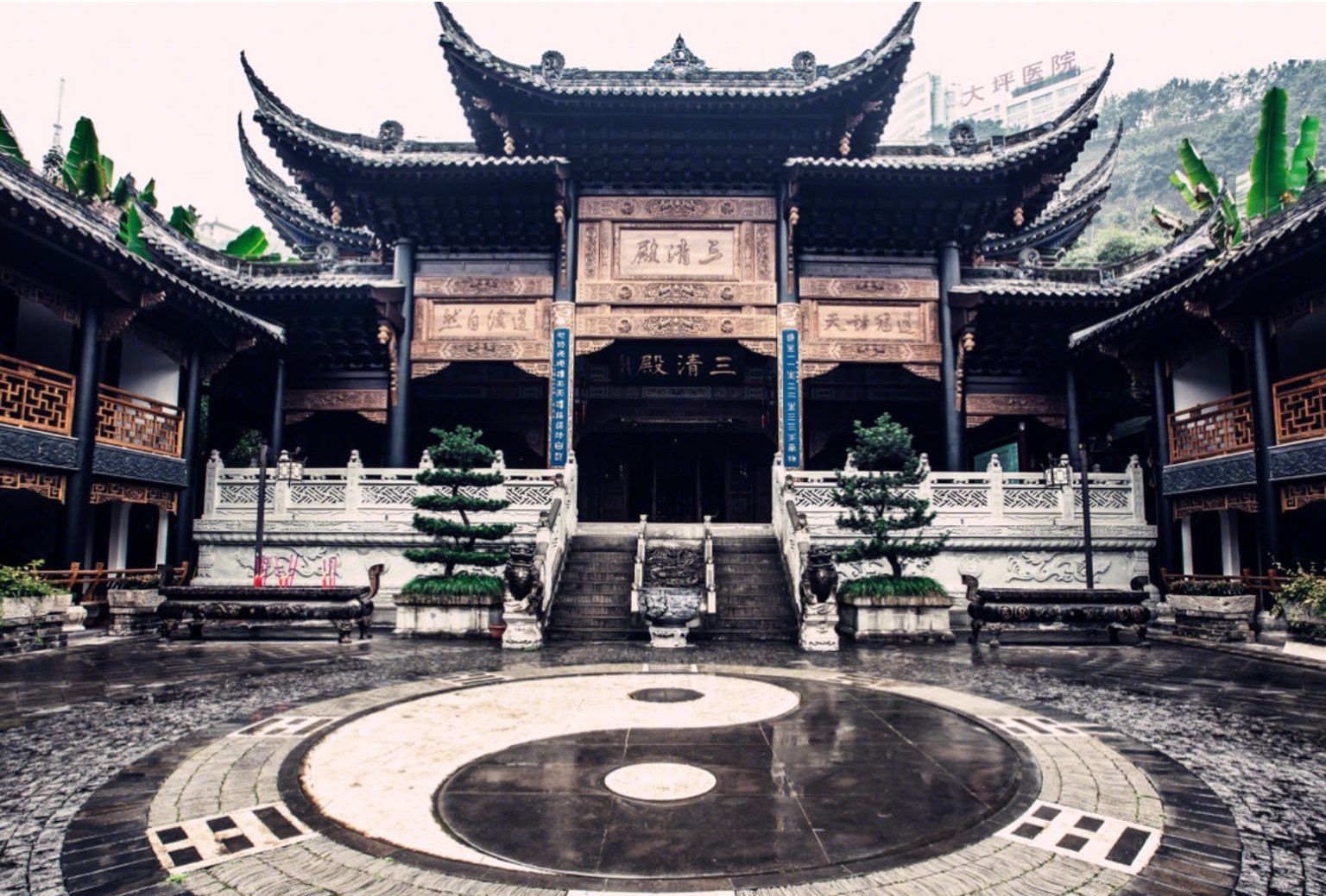 重庆主城的关岳庙,被日本人航拍后,成功晋级为国外网红景点