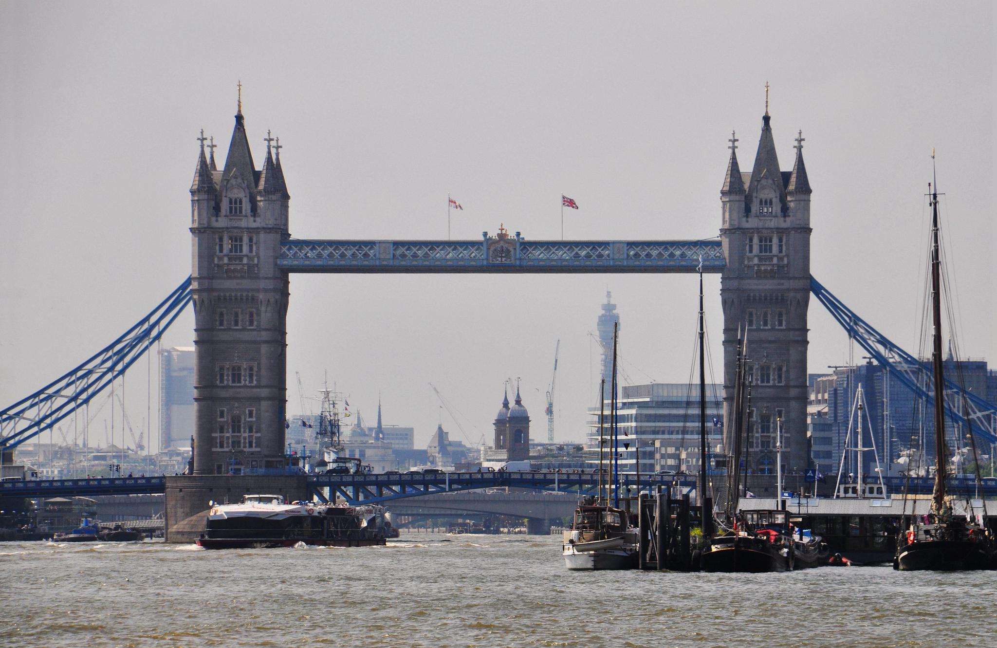 125岁的伦敦塔桥原创摄影