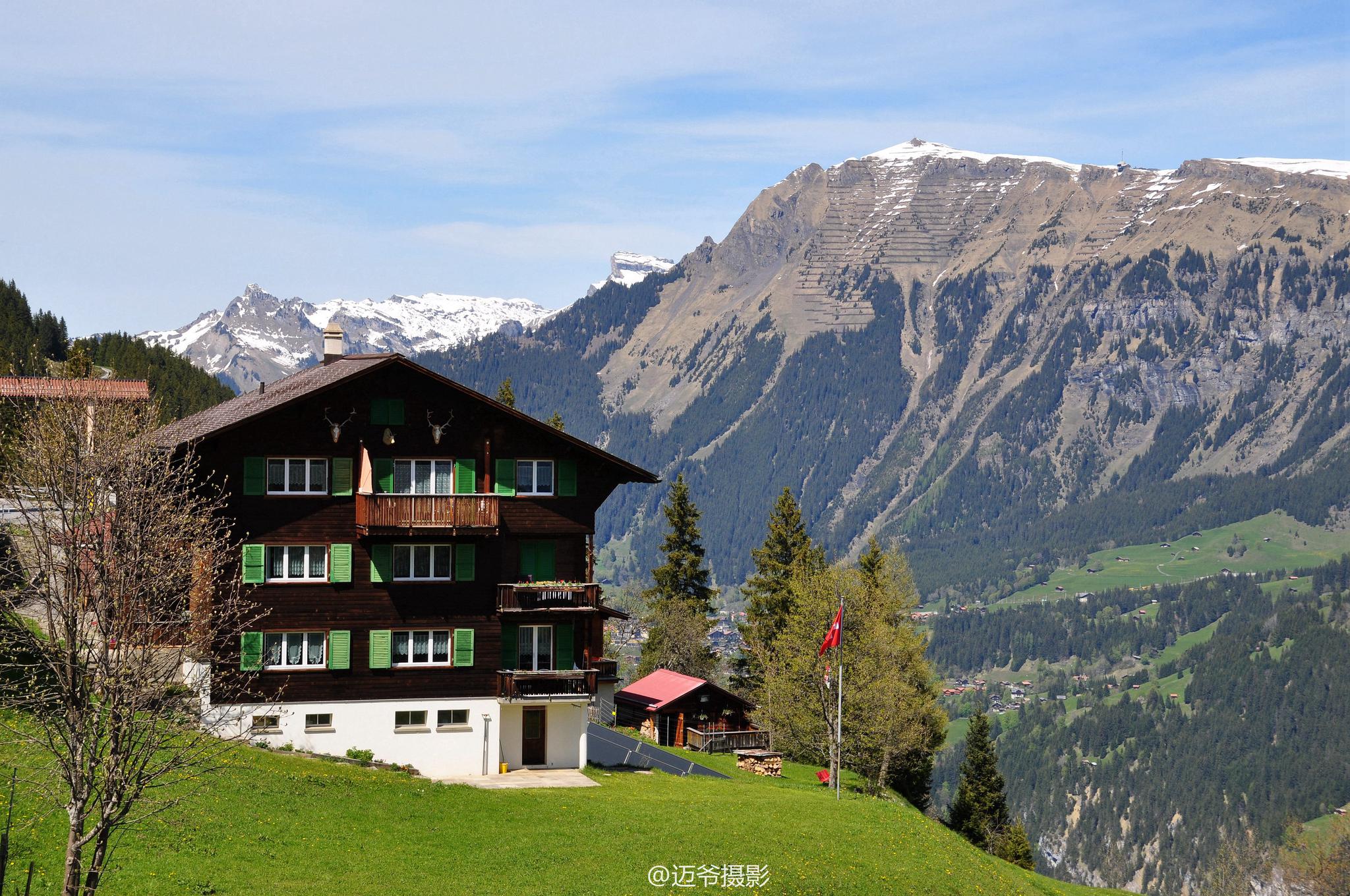 漫步系列六十四漫步在美丽的瑞士小镇米伦【原创摄影】