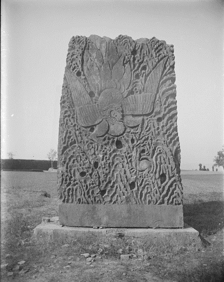 河南省巩义市老照片,外国人拍摄100年前的宋陵(1910年)