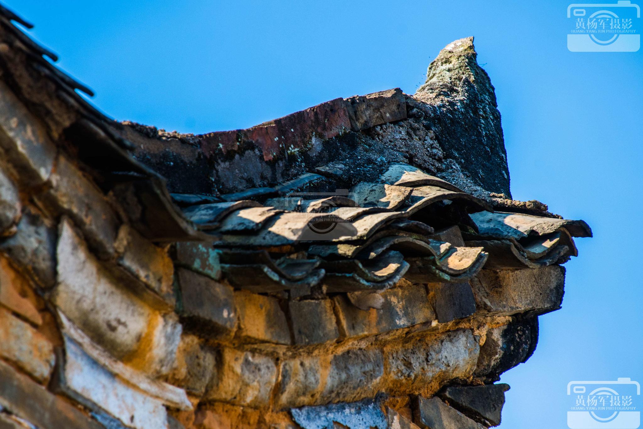 于都县安河村的青砖老房