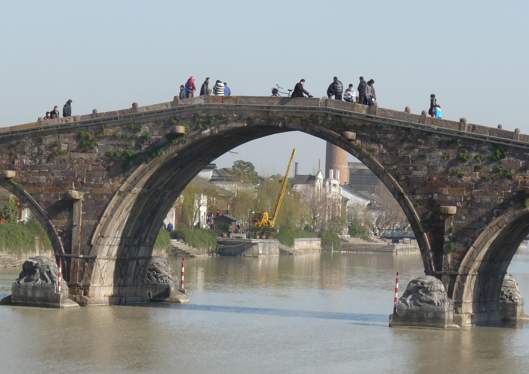 京杭大运河上的古桥——杭州余杭塘栖的广济桥