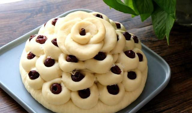 腊月二十八发面蒸馍馍好看又好吃的枣山馍寓意美好团圆