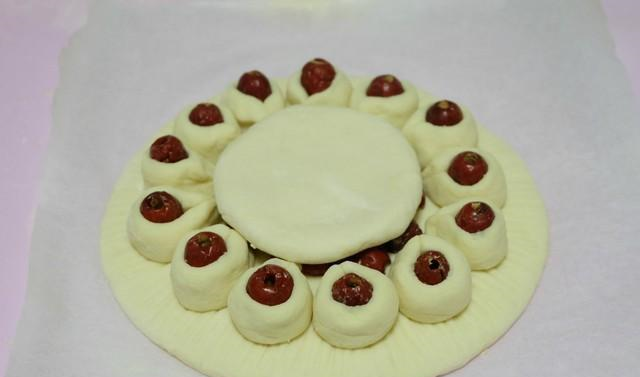 腊月二十八发面蒸馍馍好看又好吃的枣山馍寓意美好团圆