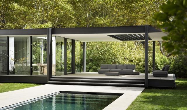 庭院设计:当钢结构和玻璃组成阳光房,别的庭院花园都黯然失色了