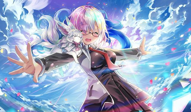 也不知道型月方面是否是故意为之的,为女梅林配音的则是呆毛王的cv