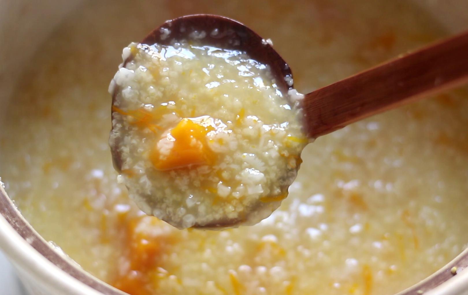 南瓜和它一起煮粥,营养滋补,暖心暖胃,冬季早餐不能少了这碗粥