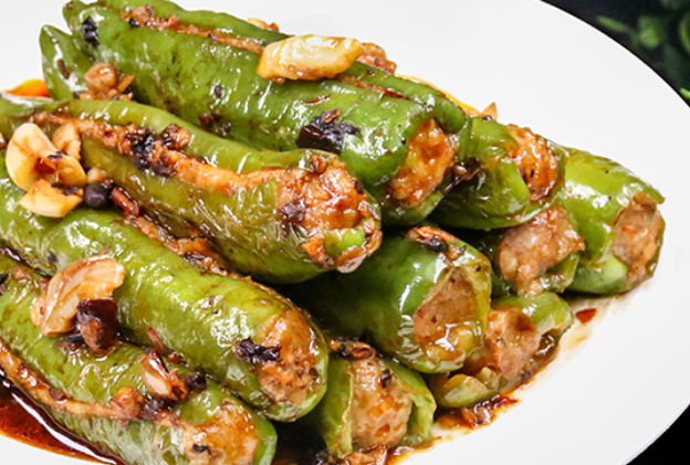 美味辣椒酿学起来,鲜香入味特下饭,大人小孩都爱吃