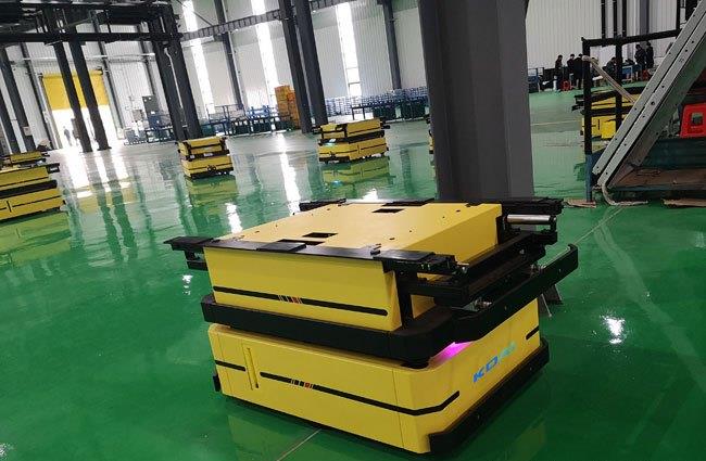 agv智能小车能够24小时不间断工作|物流|小车|康道_新浪新闻