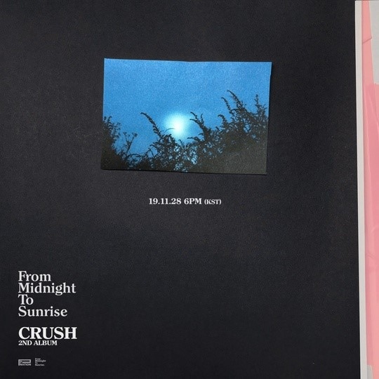 CRUSH将复出!2nd完整专辑《From Midnight To Sunrise》预告图公开