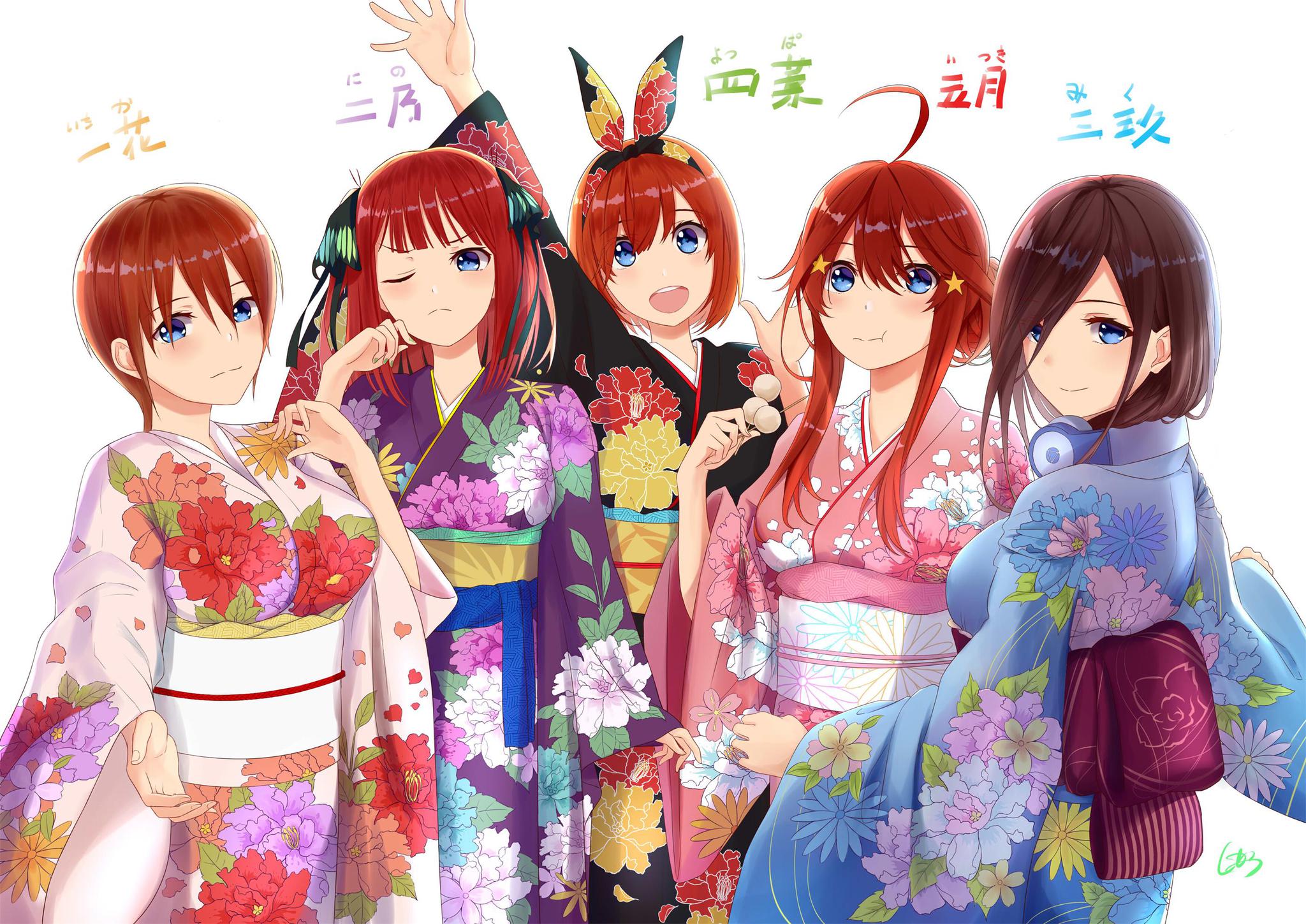 五等分的新娘壁纸:你们都说ta是天下第一,p站满是ta的同人图