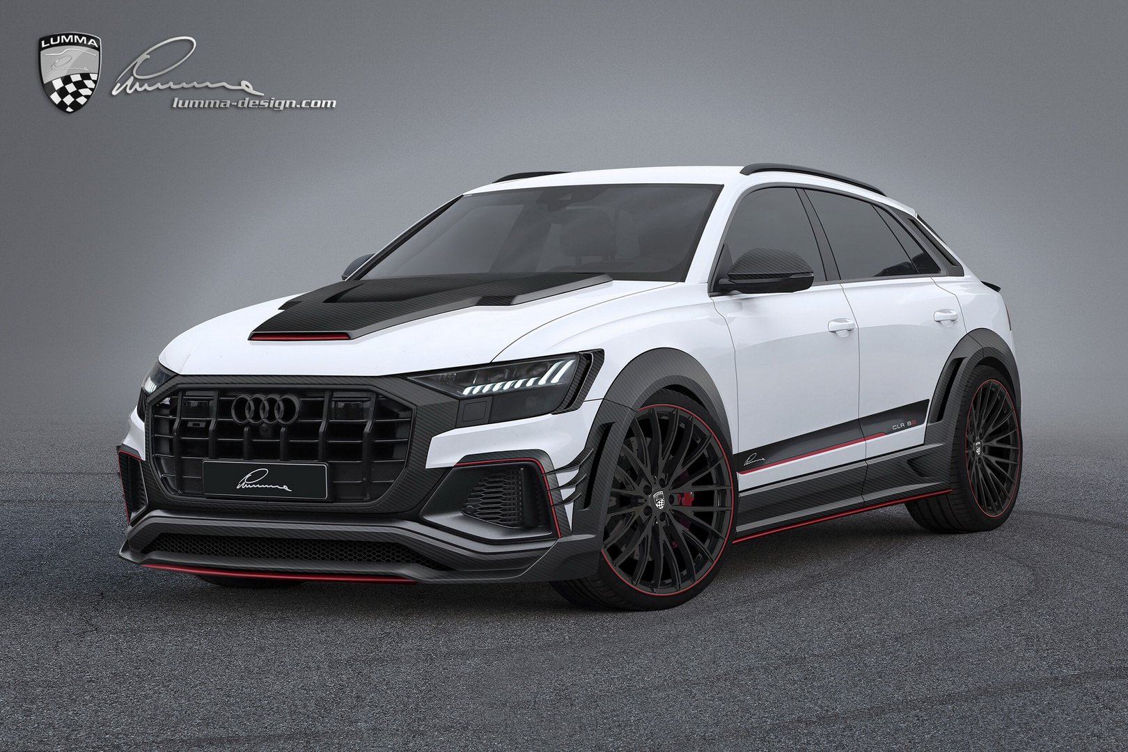 lumma design改装的奥迪q8