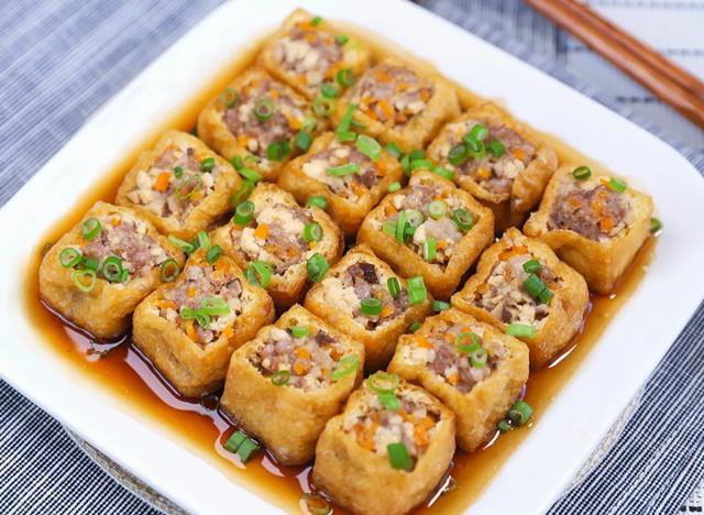 油豆泡塞肉,美味停不下