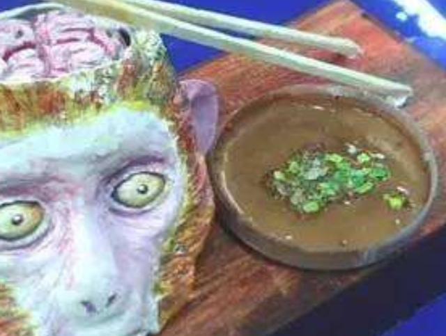 越南吃猴脑清晰版图片