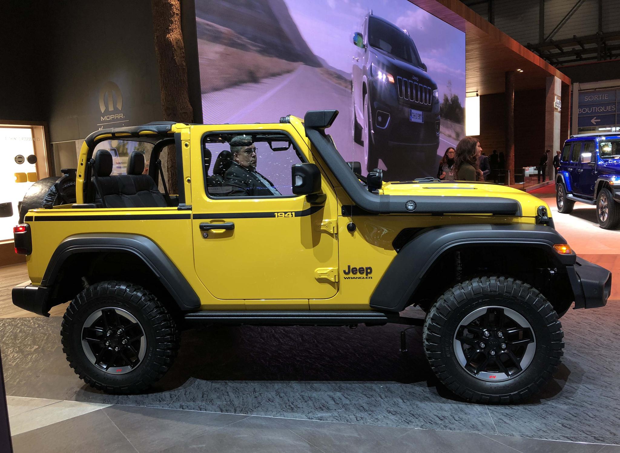 日内瓦车展上jeep推出纪念版牧马人搭载22t柴油动力