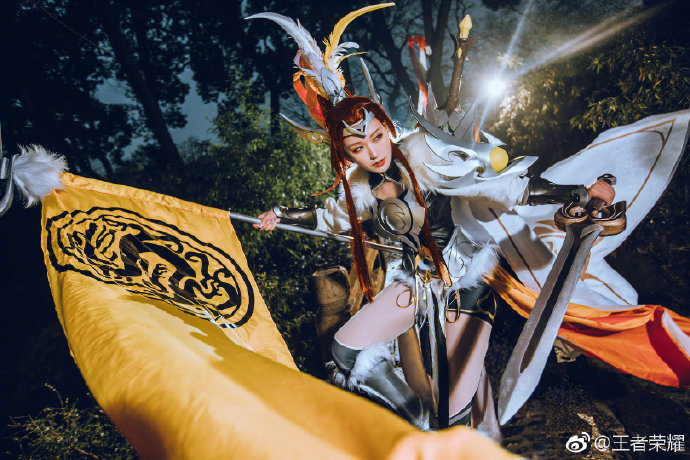 王者荣耀花木兰冠军飞将皮肤cos我无敌你随意