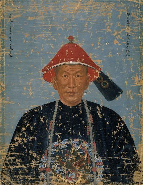 德国柏林国家博物馆民俗学分馆收藏绰罗斯和硕亲王达瓦齐,德国柏林