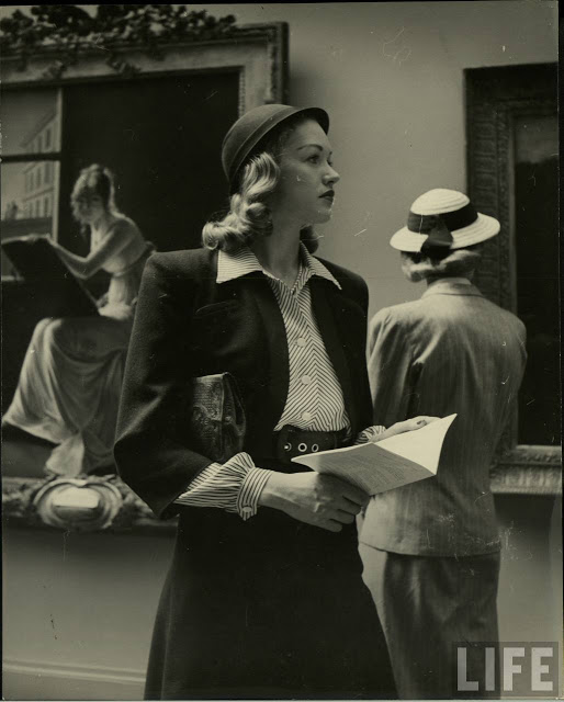 老照片:摄影师 nina leen 镜头下四十年代中期的美国女性(1)