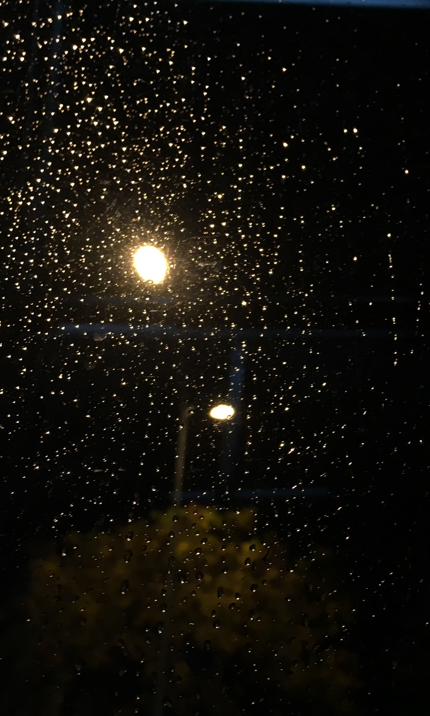 夜，黑暗中的光