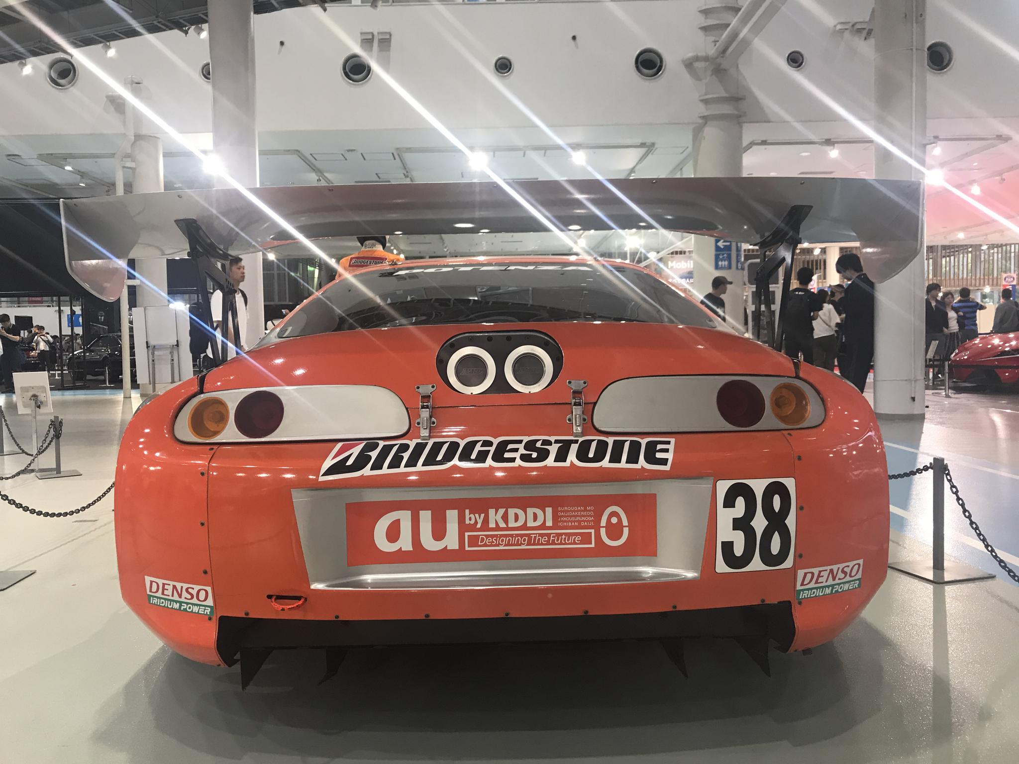 丰田历代supra赛车:au 塞鲁摩 supra 38号 实拍