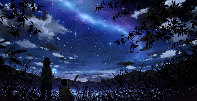 值得收藏的动漫壁纸:清纯二次元小姐姐,星空美图,简约卡通集合|二次元