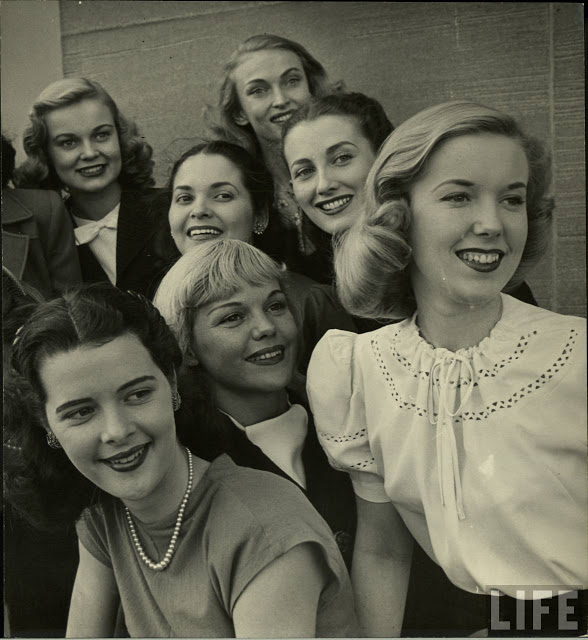 老照片:摄影师 nina leen 镜头下四十年代中期的美国女性(1)