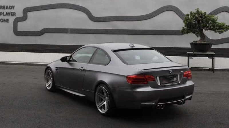 "操控王"宝马m3换了新装ax电光碳灰改色膜让你更犀利