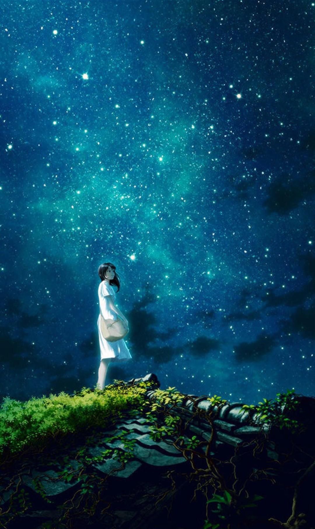 值得收藏的动漫壁纸:清纯二次元小姐姐,星空美图,简约卡通集合
