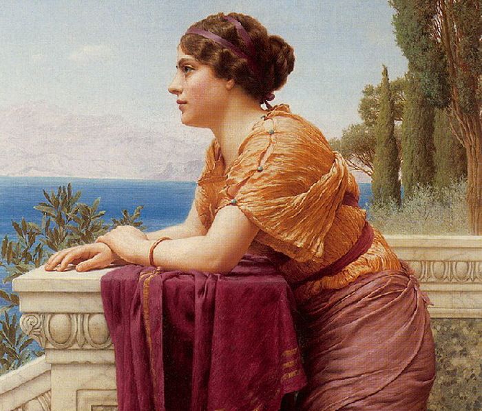 《希腊时代》系列油画:来自英国艺术史中最神秘的人物之一格威德