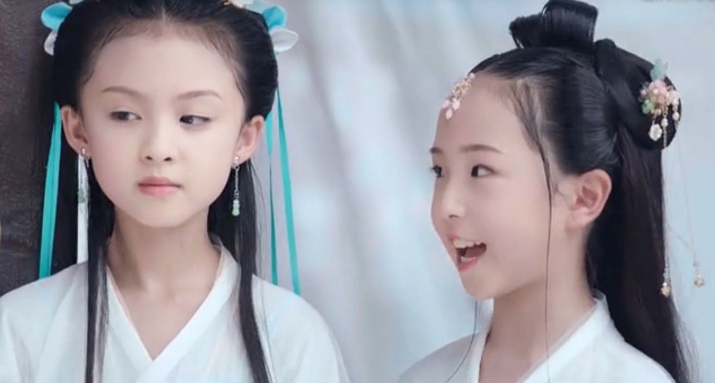小戏骨版七仙女太美了,小林黛玉饰演小青"仙气"飘飘!