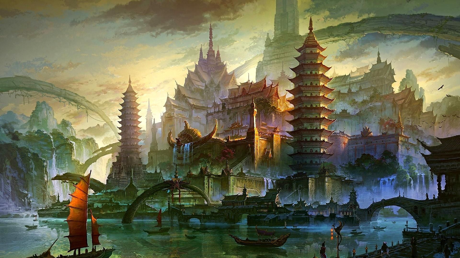 祭祀魔幻城市奇幻城市高清魔幻唯美壁纸图集高清魔幻唯美壁纸图集高清