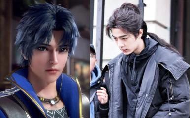 斗羅大陸動漫VS真人版,肖戰飾演唐三,看到馬紅俊:想